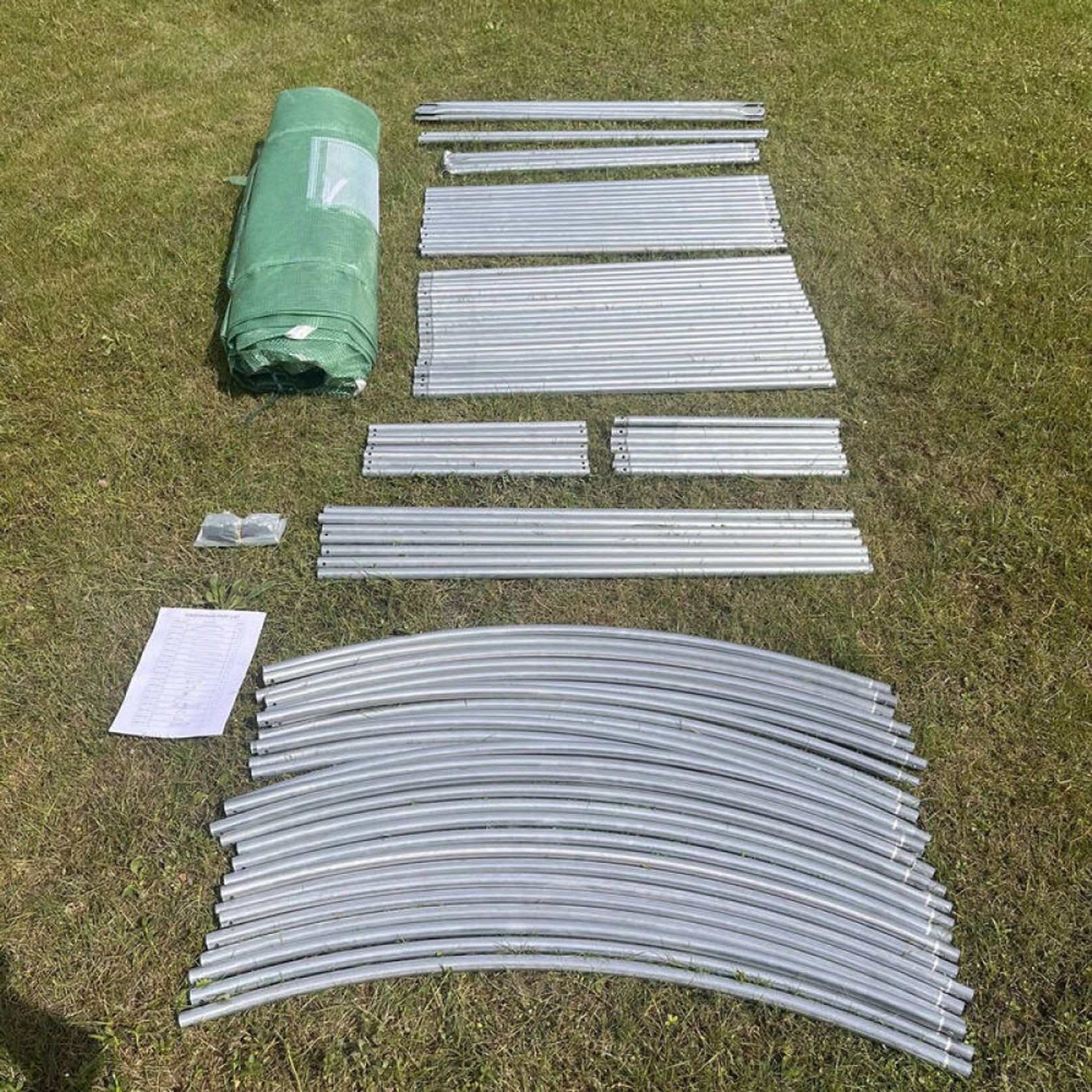 Strong Tunnel Greenhouse Galvanised Frame | 6m gallery detail image