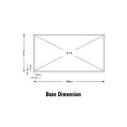 Glasshouse 4mm Toughened Glass 2570 x 3830 x 2320mm gallery detail image