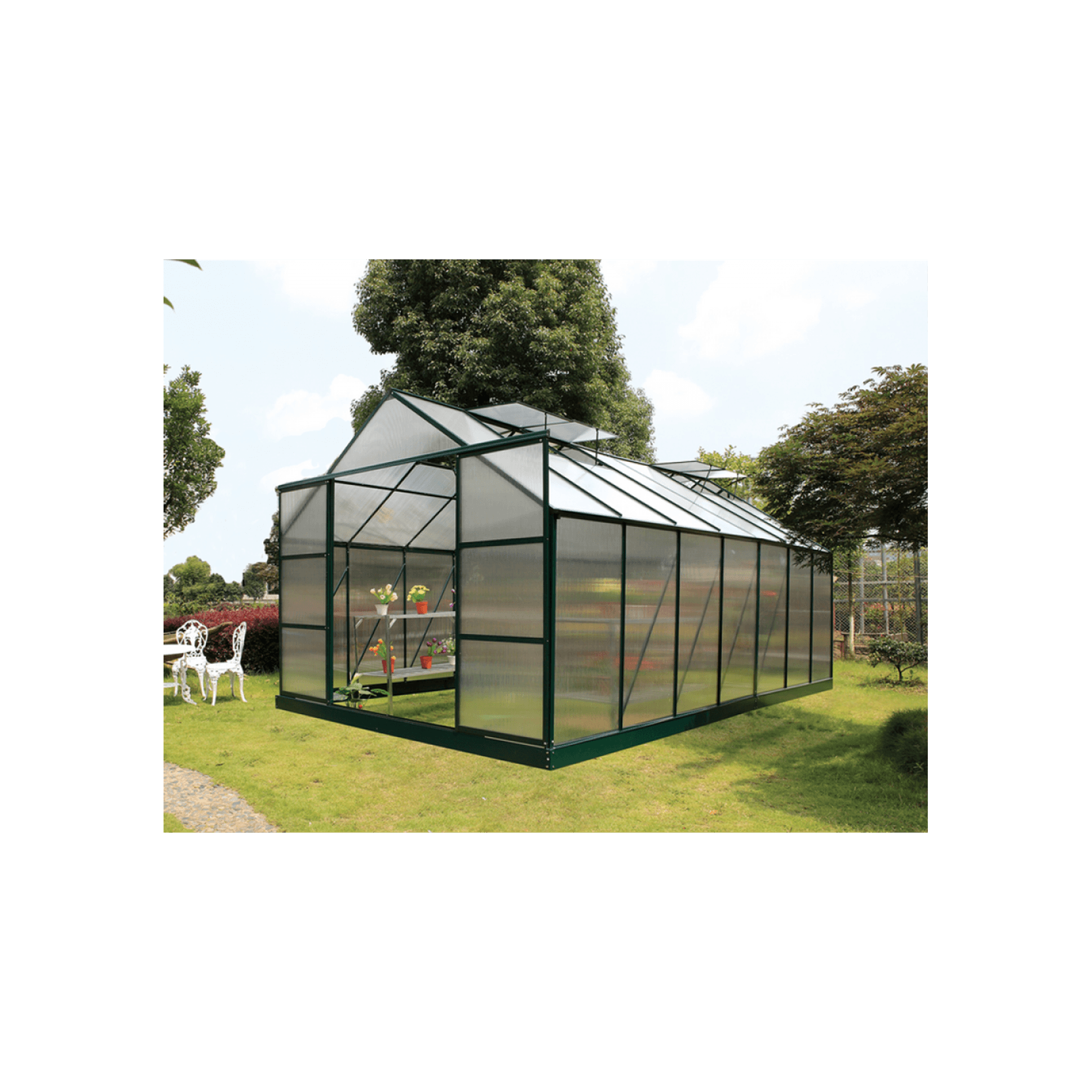 Ultimate Greenhouse 6mm Twin Wall 2400 x 5100mm gallery detail image