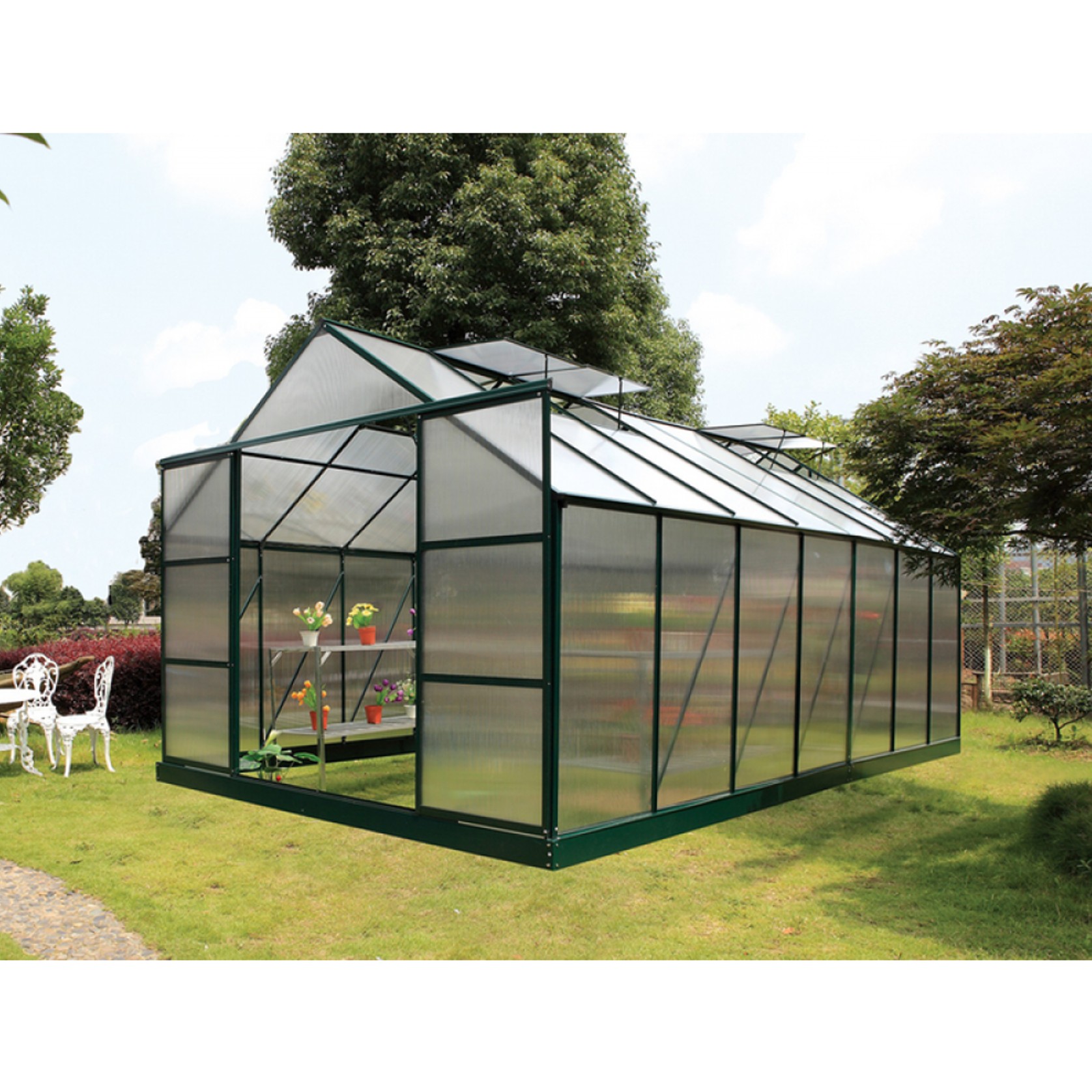 Ultimate Greenhouse 6mm Twin Wall 3000 x 6000mm gallery detail image