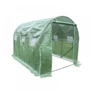 Strong Tunnel Greenhouse Galvanised Frame Side Open | 3m gallery detail image