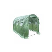 Strong Tunnel Greenhouse Galvanised Frame Side Open | 3m gallery detail image