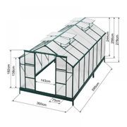 Ultimate Greenhouse 6mm Twin Wall 3000 x 6000mm gallery detail image