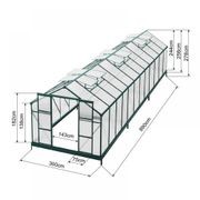 Ultimate Greenhouse 6mm Twin Wall 3000 x 9000mm gallery detail image