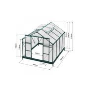 Ultimate Greenhouse 6mm Twin Wall 3000 x 3000mm gallery detail image