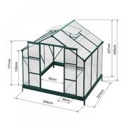Ultimate Greenhouse 6mm Twin Wall 2400 x 2200mm gallery detail image