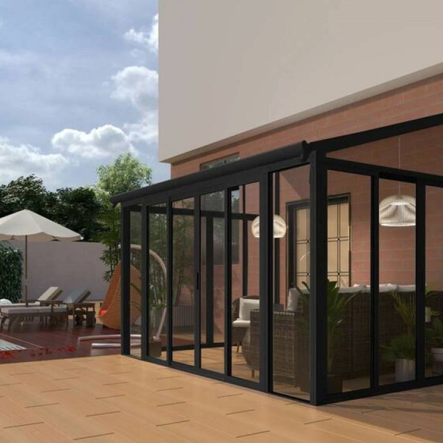 Aluminium Outdoor Sunroom Kit gallery detail image