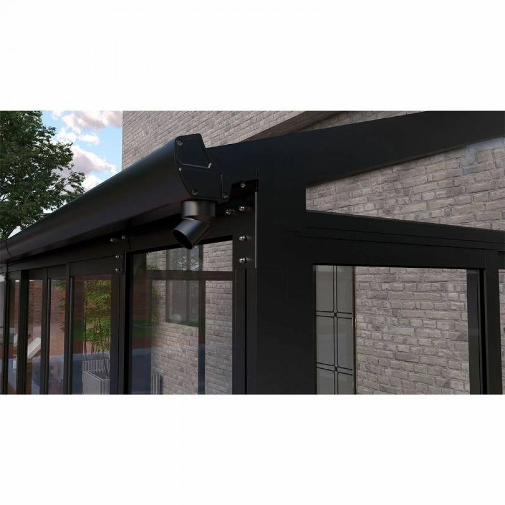 Aluminium Outdoor Sunroom Kit | DTGS-QA7-OR-BK gallery detail image