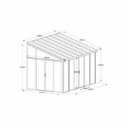 Aluminium Outdoor Sunroom Kit | DTGS-QA7-OR-BK gallery detail image