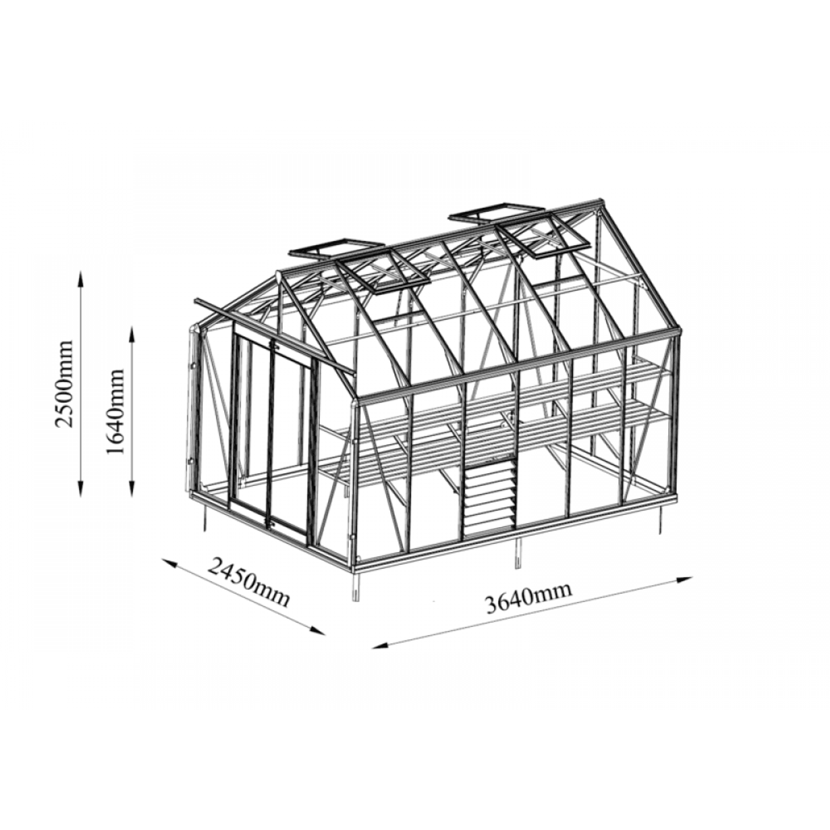 Glasshouse 4mm Tempered Glass | FW-DL0812 gallery detail image