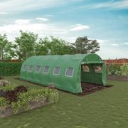Strong Tunnel Greenhouse Galvanised Frame | 6m gallery detail image
