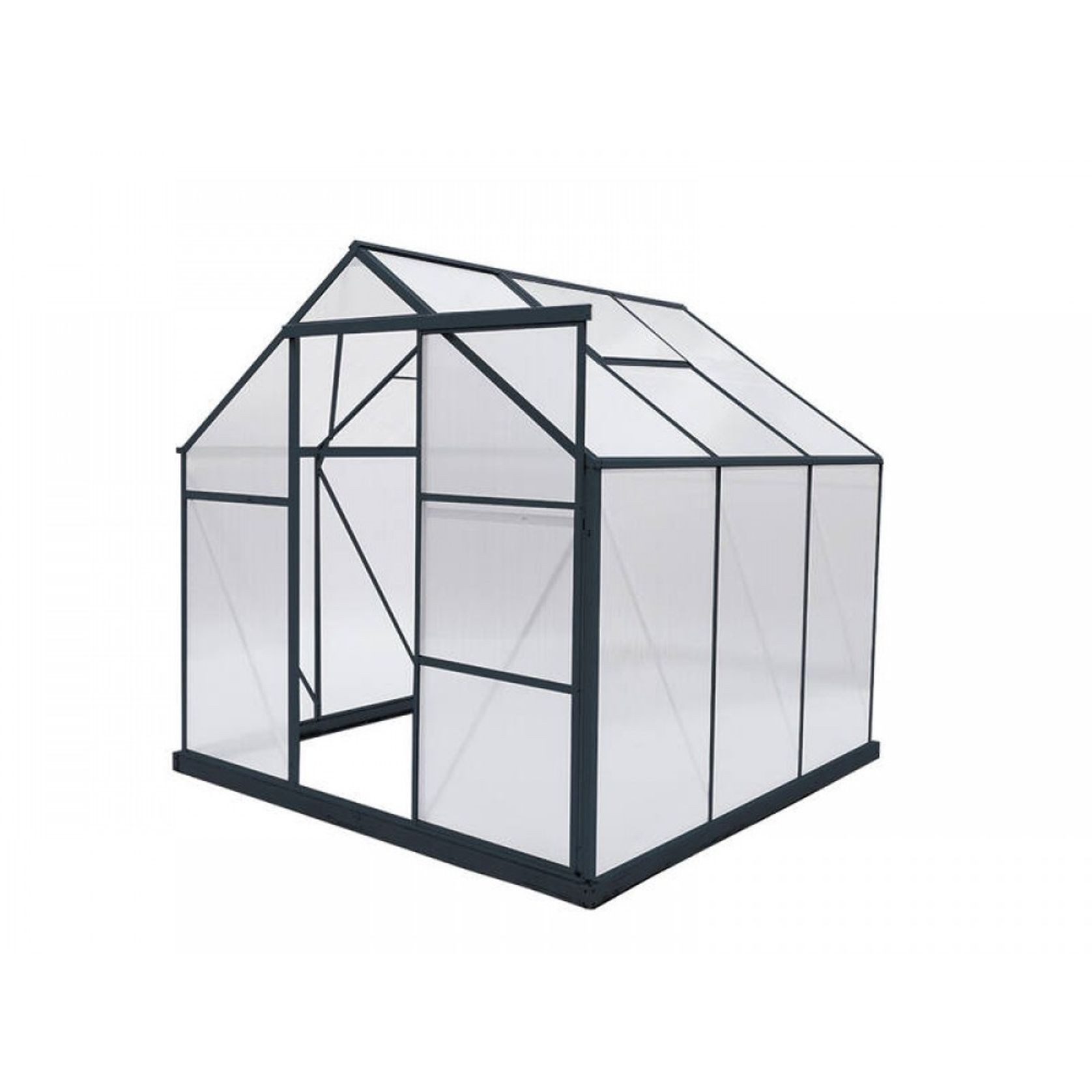 Greenhouse 6mm Twin Wall 2230 x 2240 x 2150mm gallery detail image