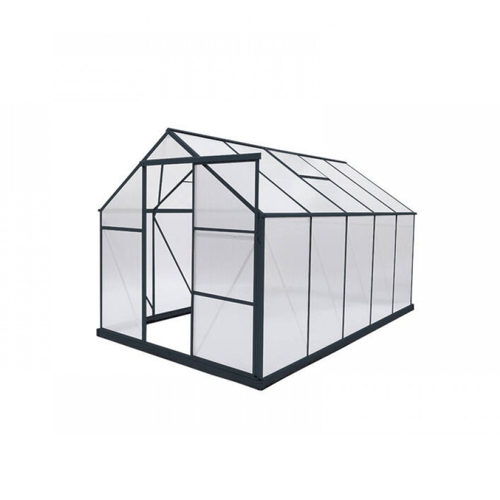 Greenhouse 6mm Twin Wall 2230 x 3660 x 2150mm gallery detail image
