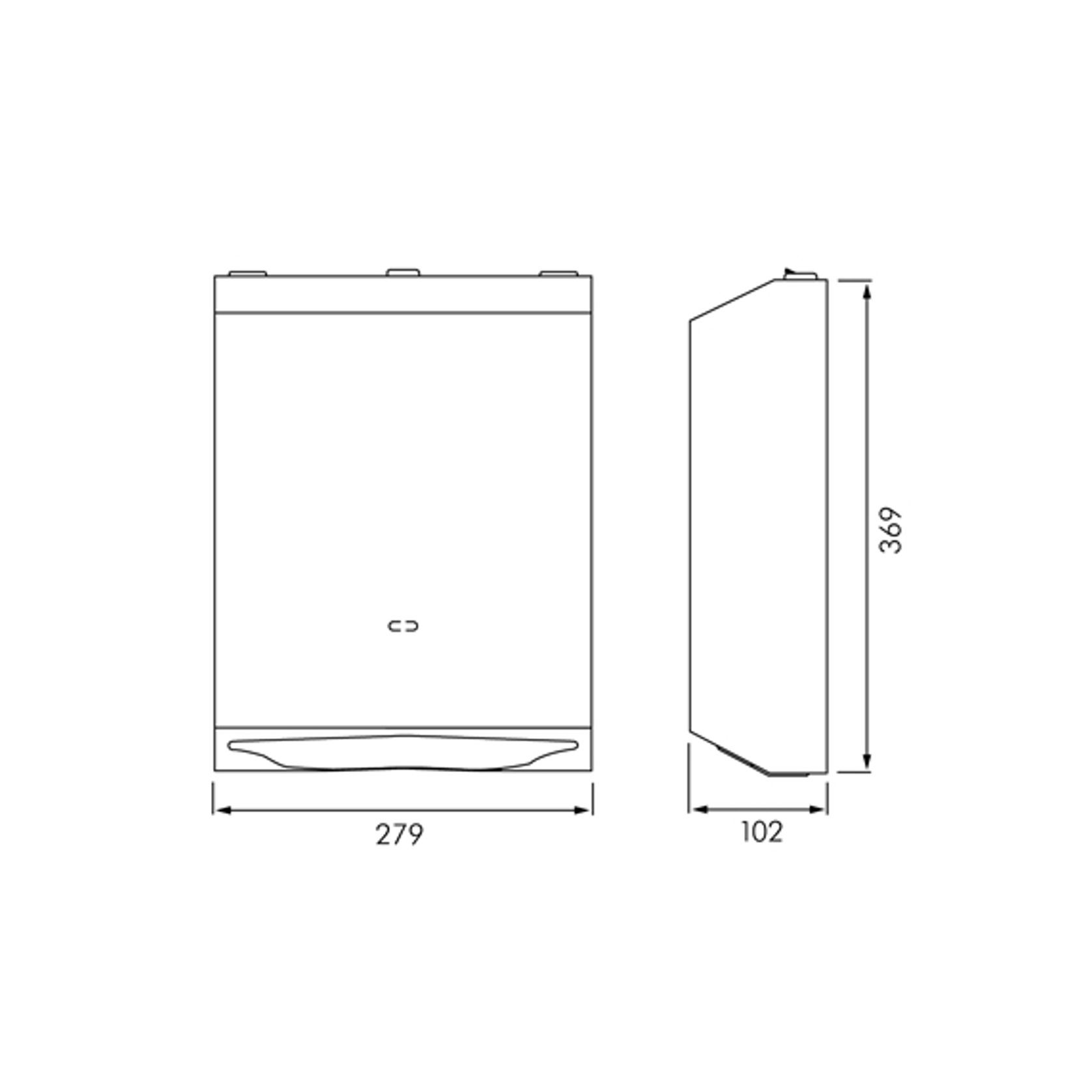 ASI Surface Mounted Paper Towel Dispenser gallery detail image