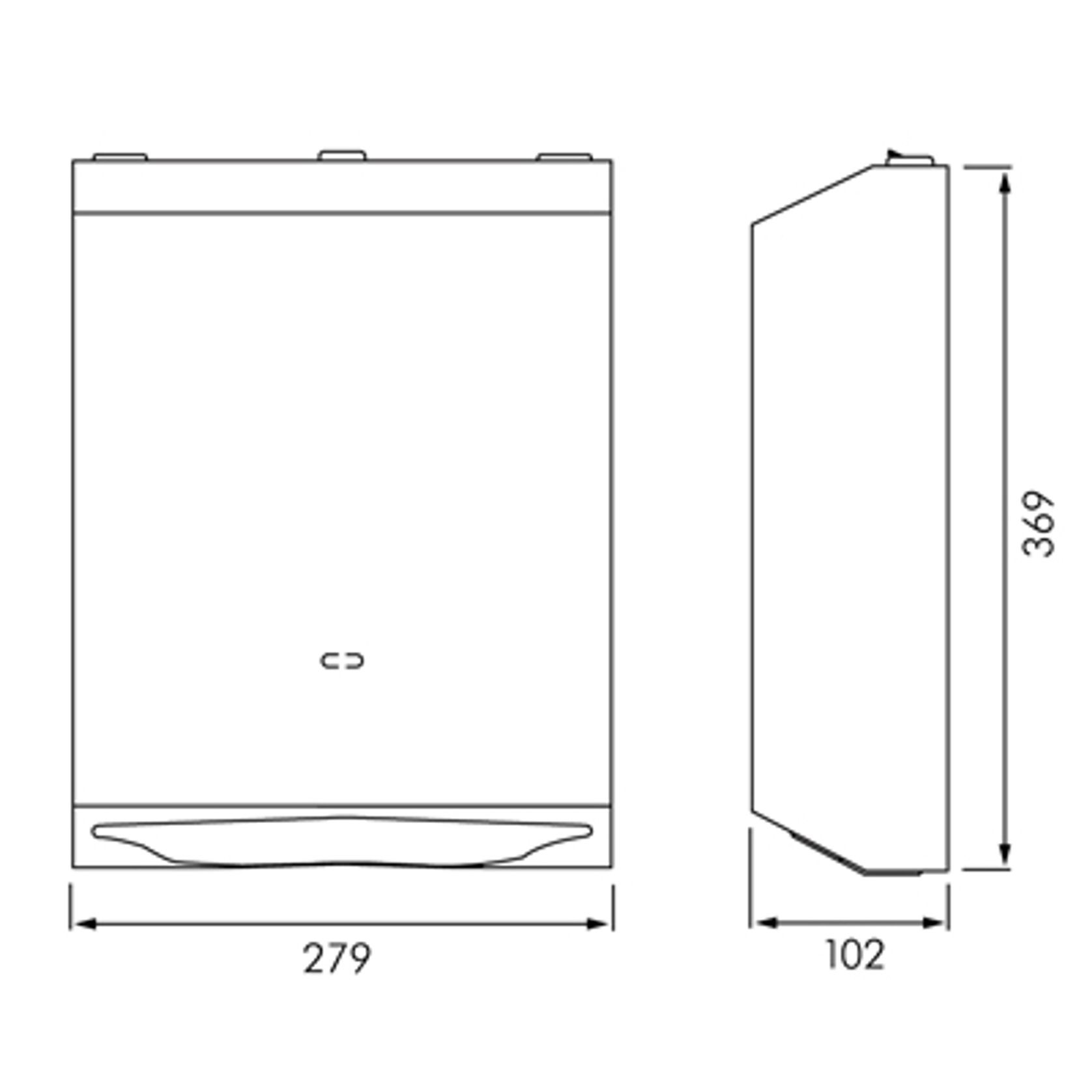 ASI Surface Mounted Paper Towel Dispenser gallery detail image