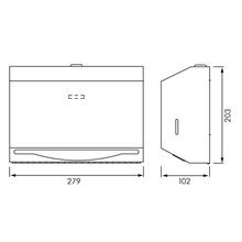 ASI Petite Surface Mounted Paper Towel Dispenser gallery detail image