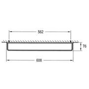Cubic Long Towel Rail 610mm gallery detail image