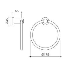 Cosmo Metal Towel Ring gallery detail image