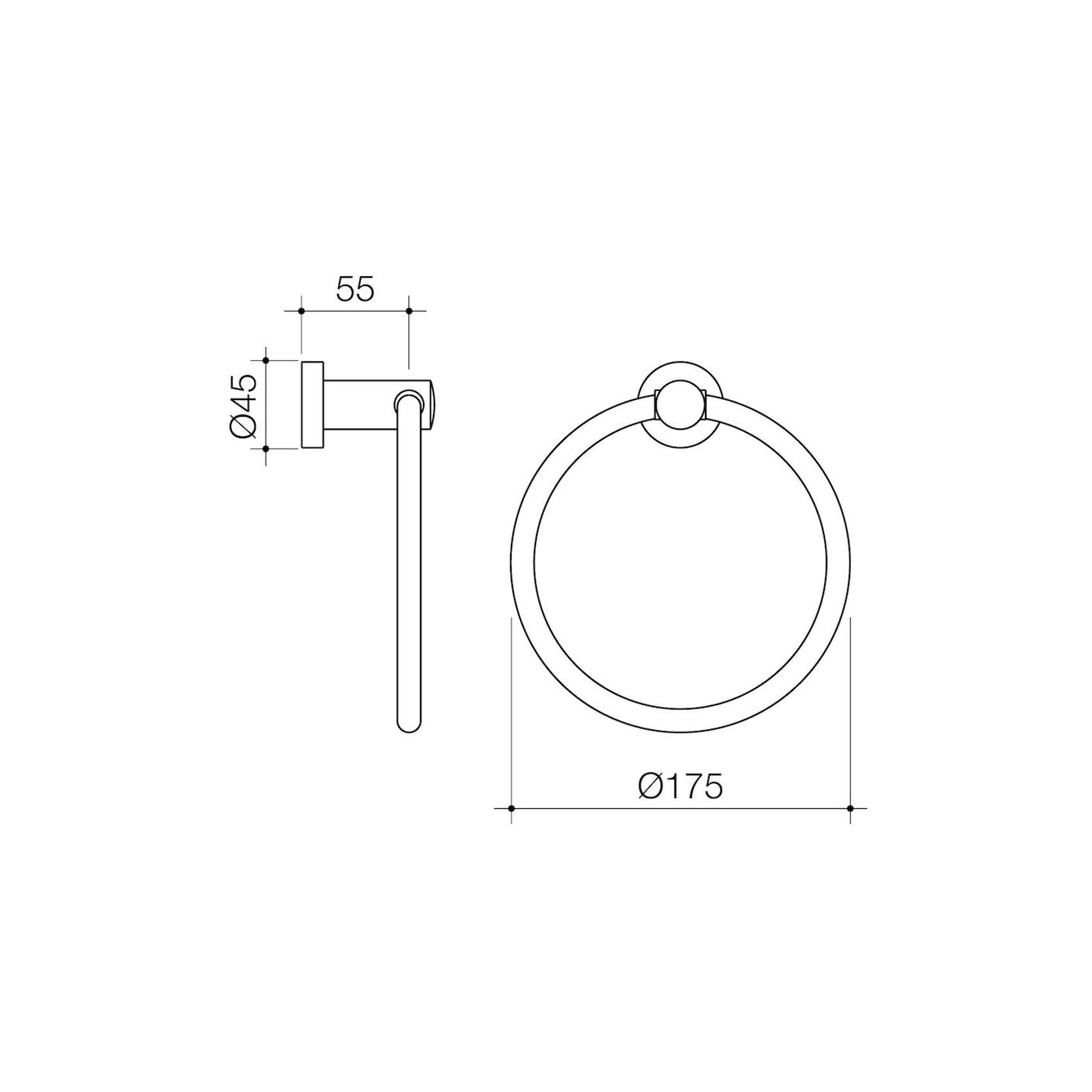 Cosmo Metal Towel Ring gallery detail image