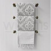 Three-Bar Lucite Towel Rack gallery detail image