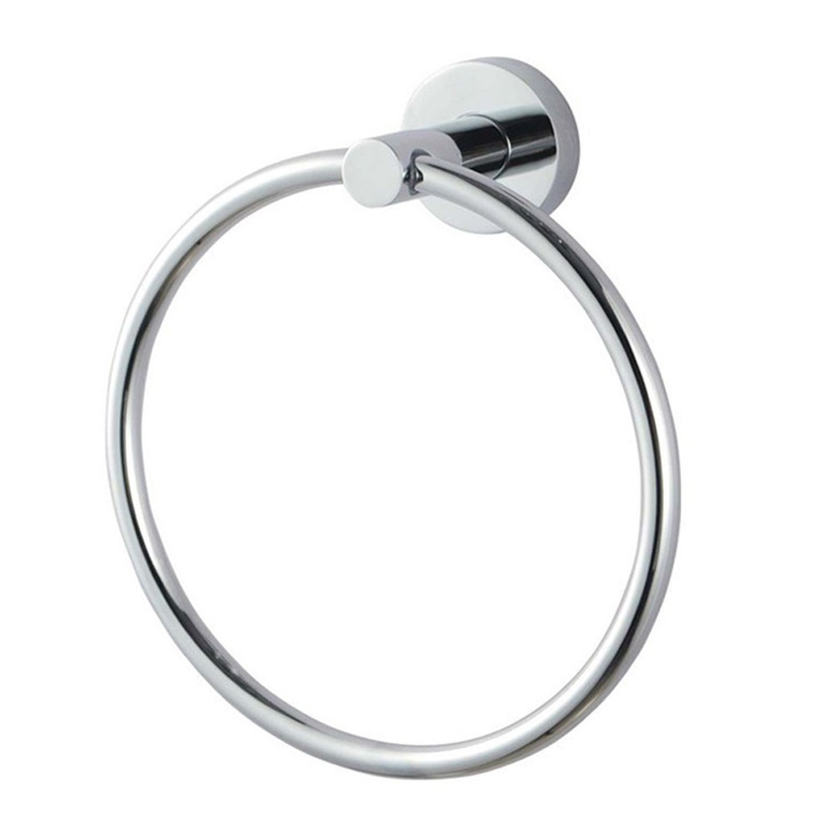 Lucid Pin Hand Towel Ring Chrome gallery detail image