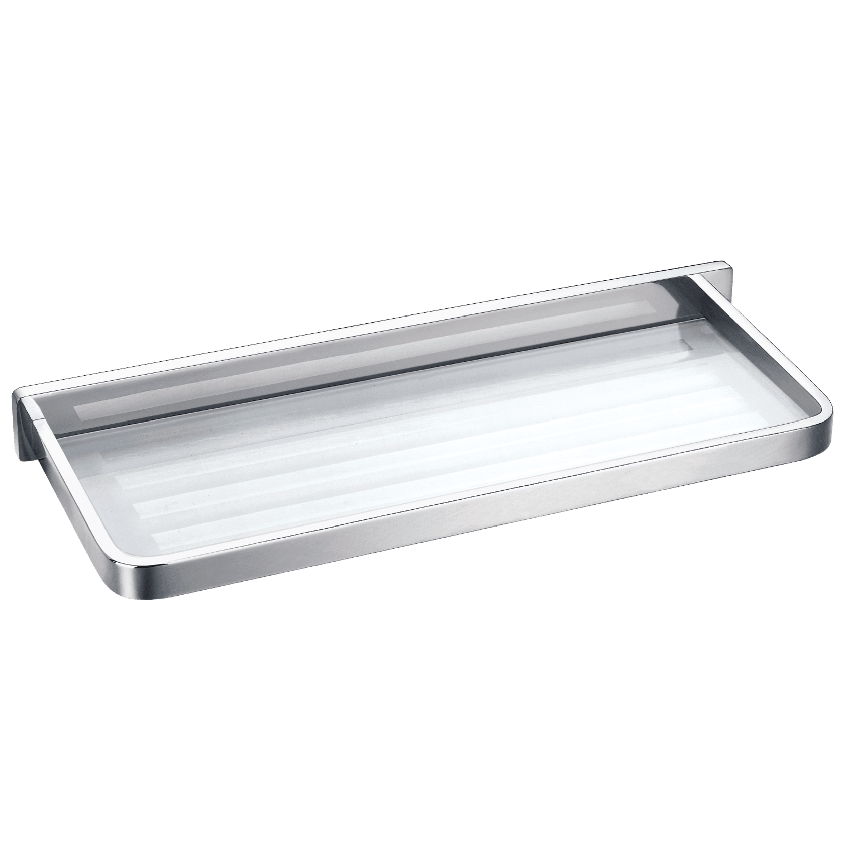 Cubic Short Shelf 310mm Chrome gallery detail image