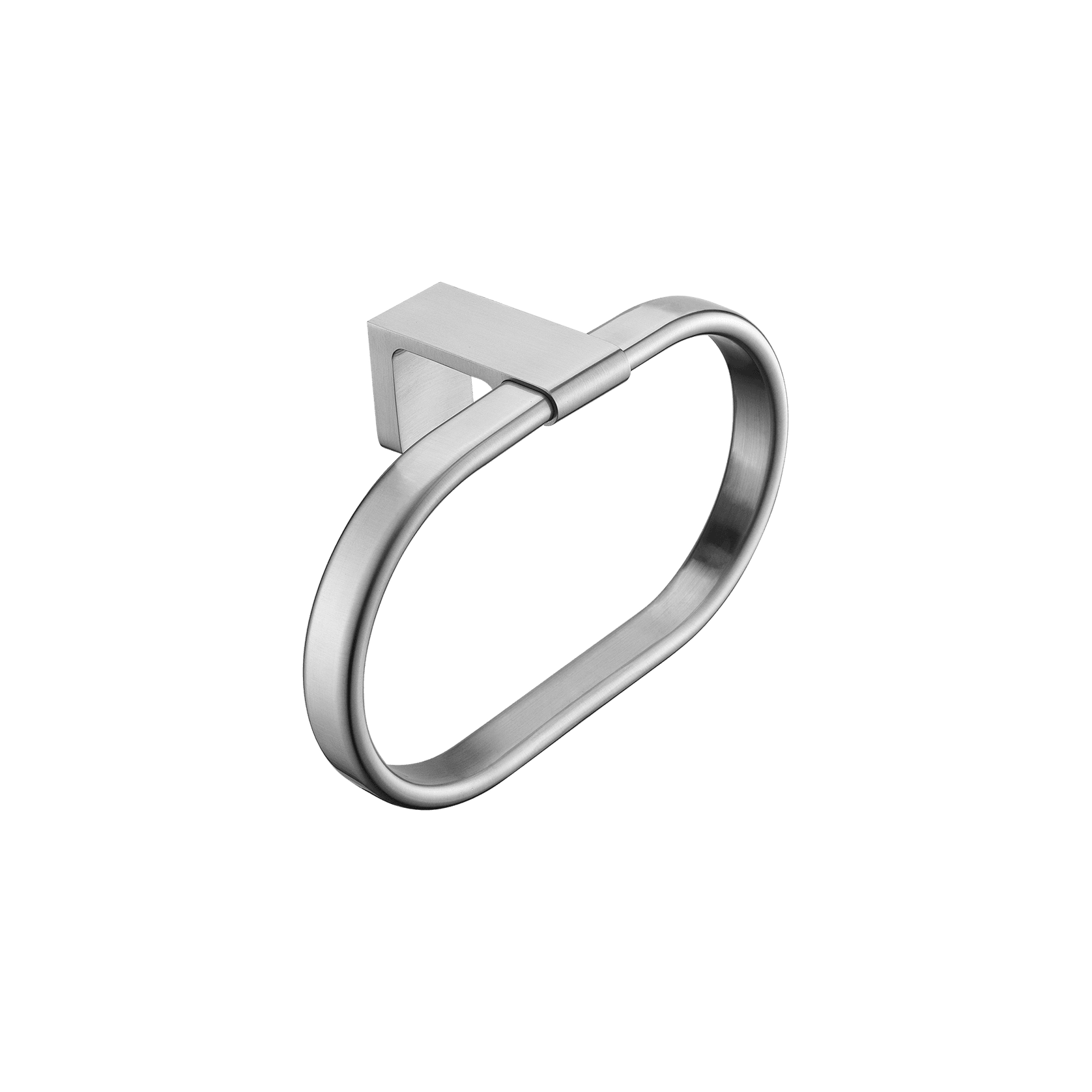 Abode Towel Ring Brushed Nickel gallery detail image