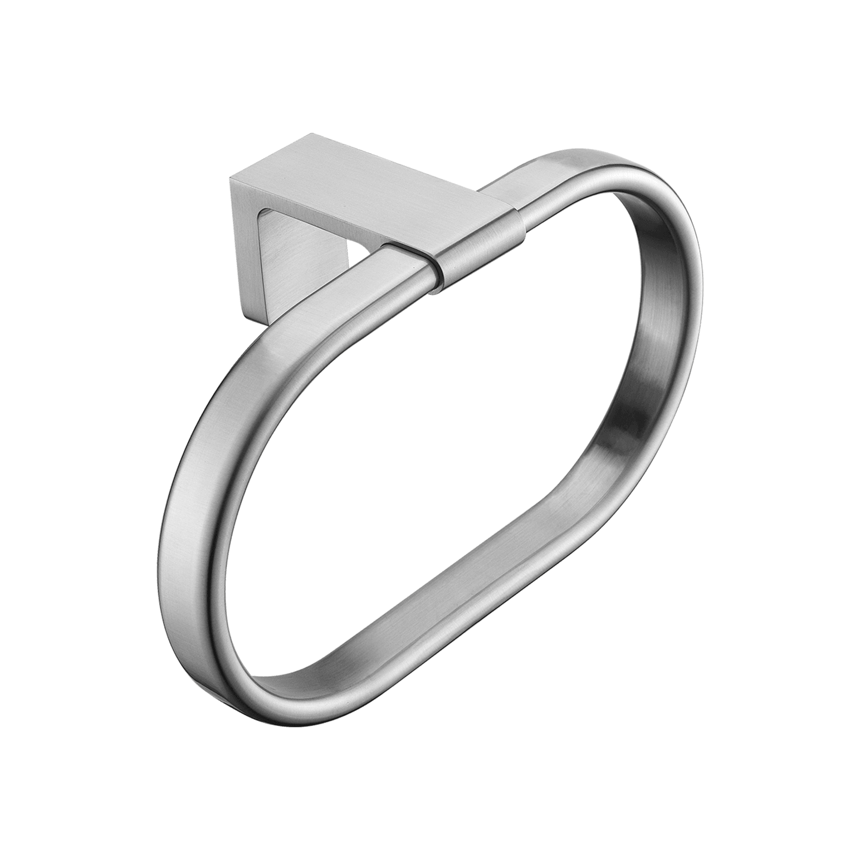 Abode Towel Ring Brushed Nickel gallery detail image