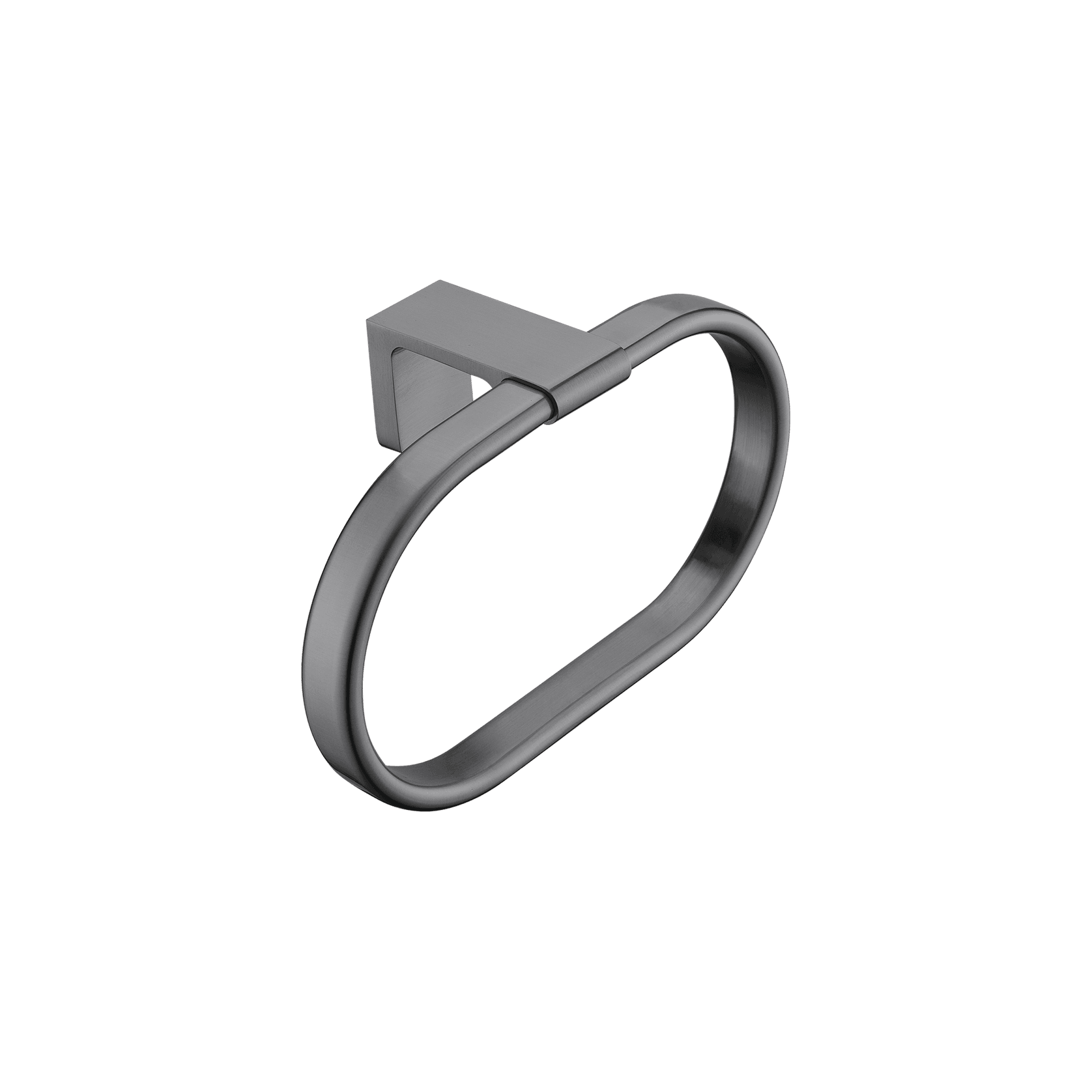 Abode Towel Ring Gun Metal gallery detail image