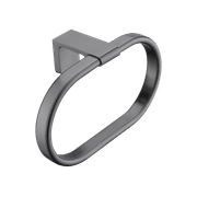 Abode Towel Ring Gun Metal gallery detail image