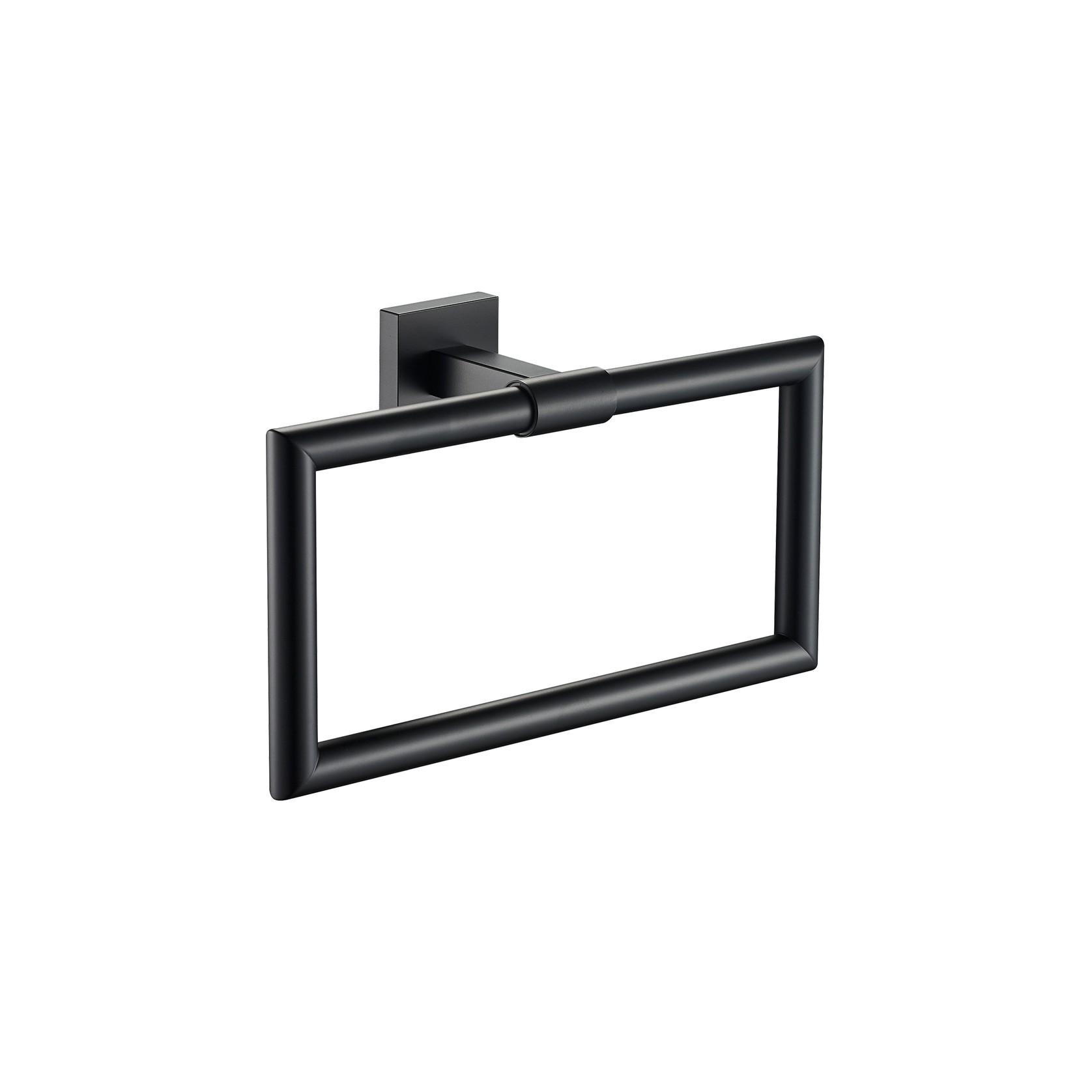 Butler Towel Ring Matte Black gallery detail image