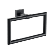 Butler Towel Ring Matte Black gallery detail image