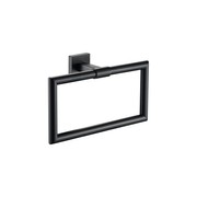 Butler Towel Ring Matte Black gallery detail image