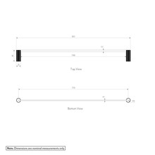 Namika Single Towel Rail gallery detail image