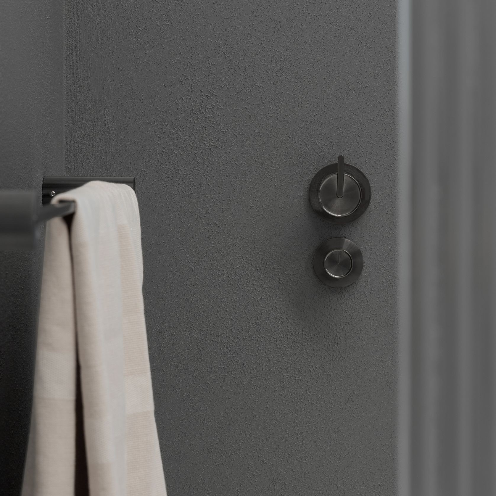 Namika Single Towel Rail gallery detail image