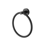 Lucid Pin Hand Towel Ring Matte Black gallery detail image