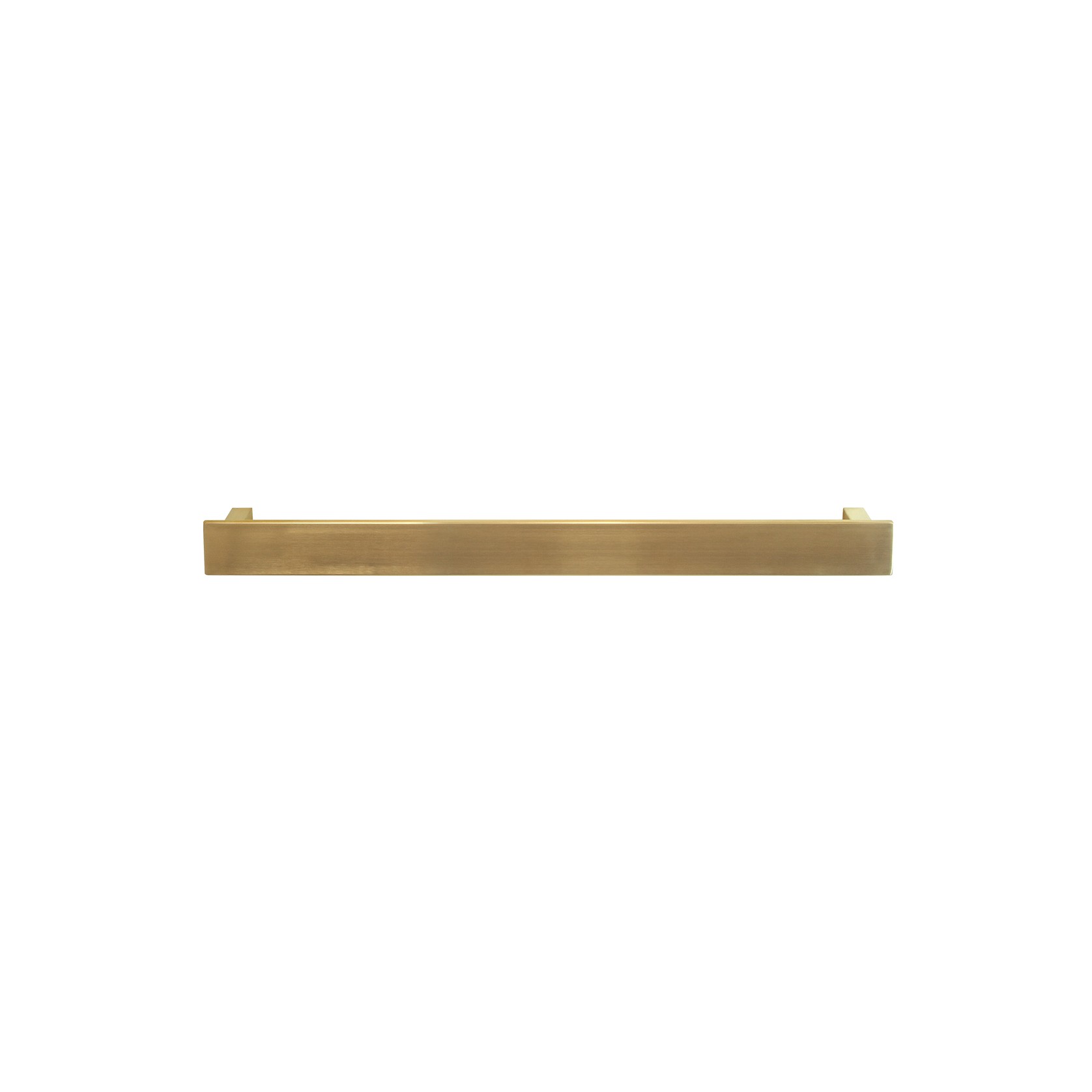 Towel Rail Bar Square 12V 650mm Brushed Gold gallery detail image