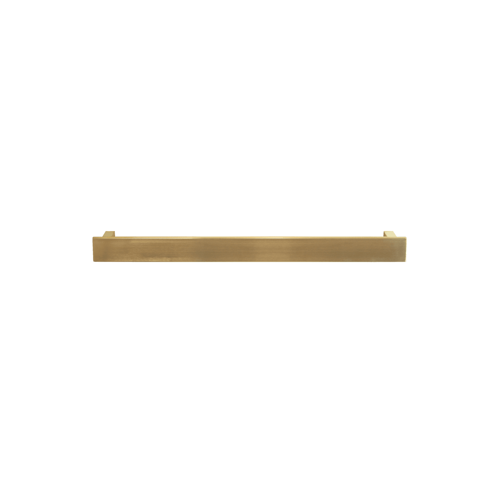 Towel Rail Bar Square 12V 650mm Brushed Gold gallery detail image