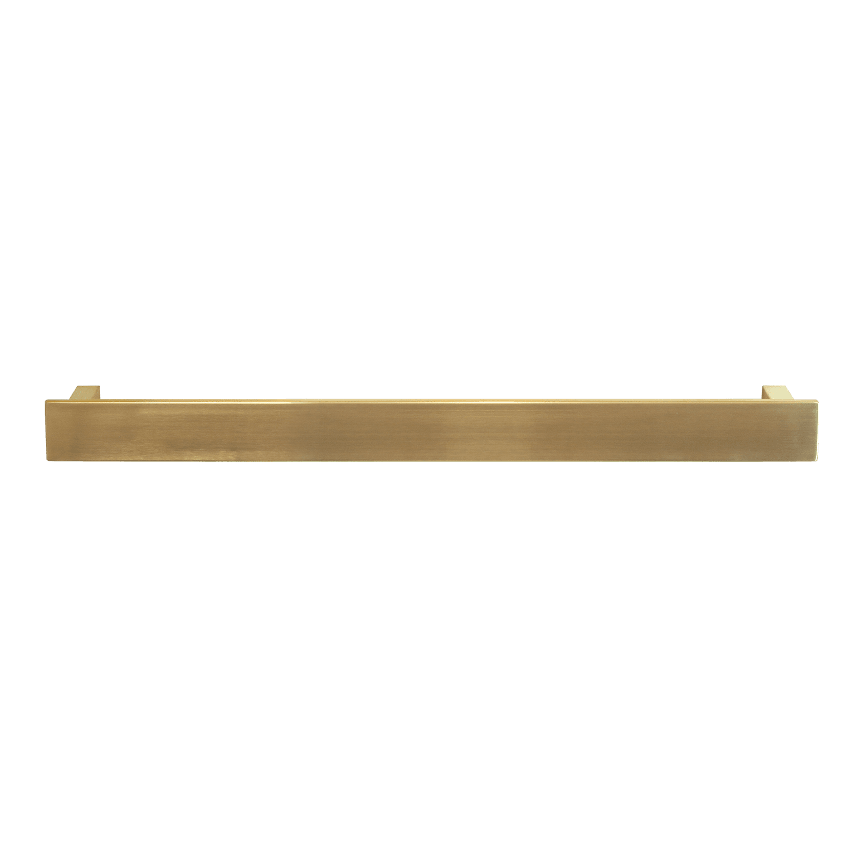 Towel Rail Bar Square 12V 650mm Brushed Gold gallery detail image