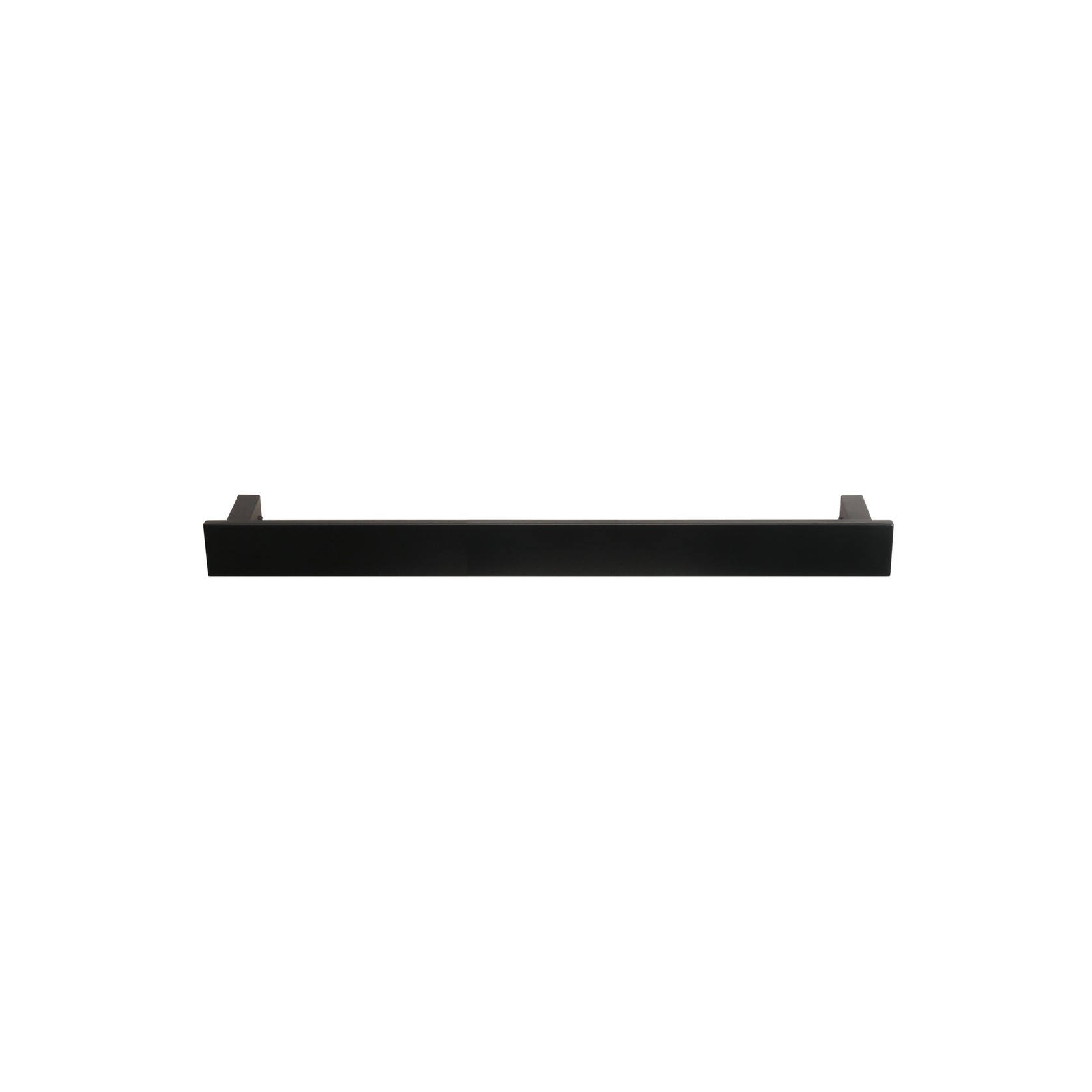 Towel Rail Bar Square 12V 650mm Satin Black gallery detail image