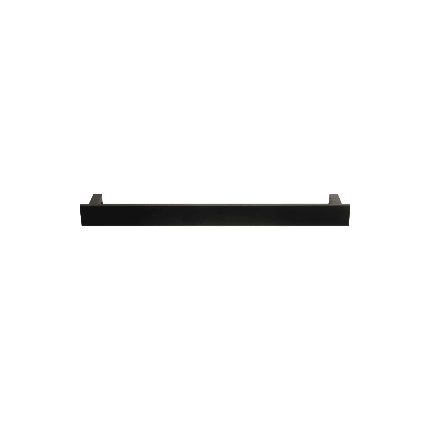 Towel Rail Bar Square 12V 650mm Satin Black gallery detail image
