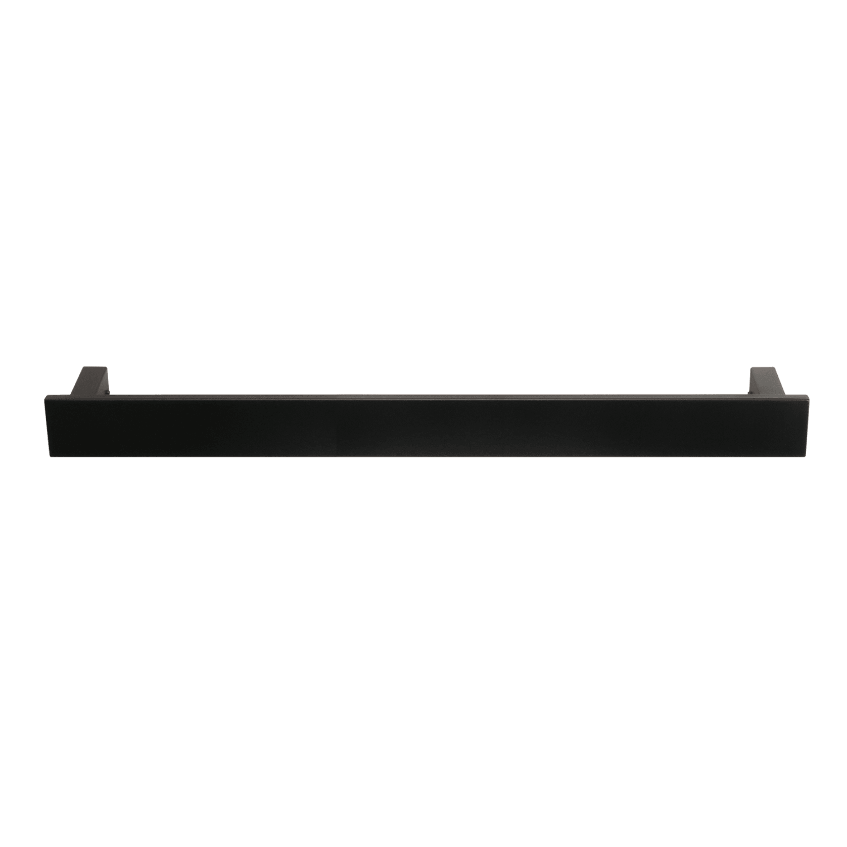 Towel Rail Bar Square 12V 650mm Satin Black gallery detail image
