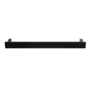 Towel Rail Bar Square 12V 650mm Satin Black gallery detail image