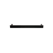 Towel Rail Bar Square 12V 650mm Satin Black gallery detail image
