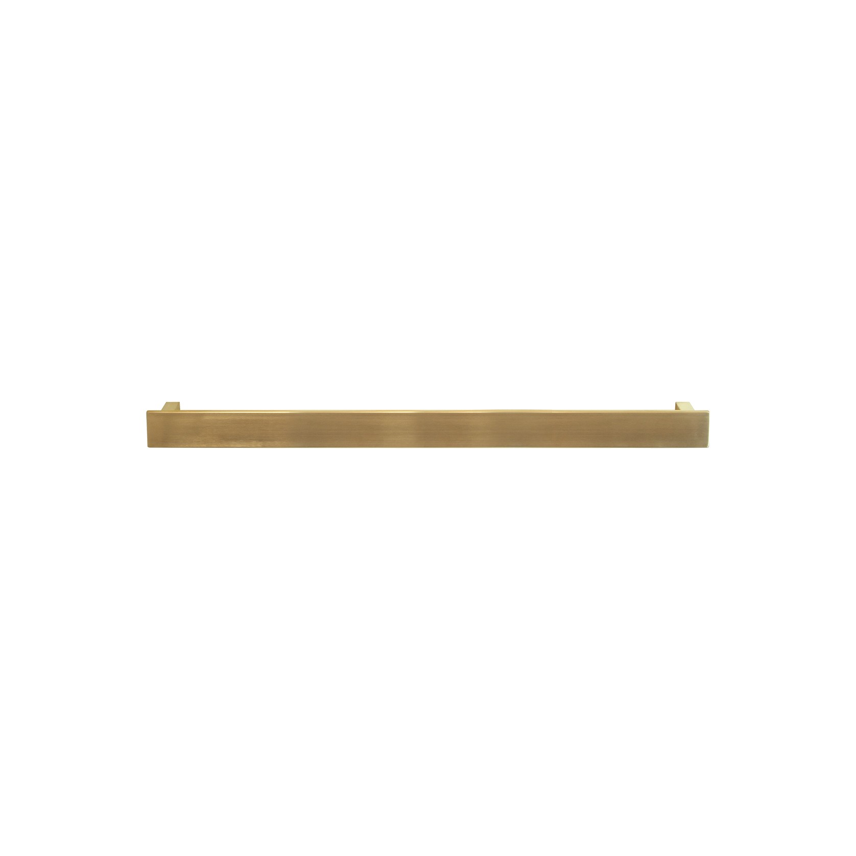 Towel Rail Bar Square 12V 850mm Brushed Gold gallery detail image