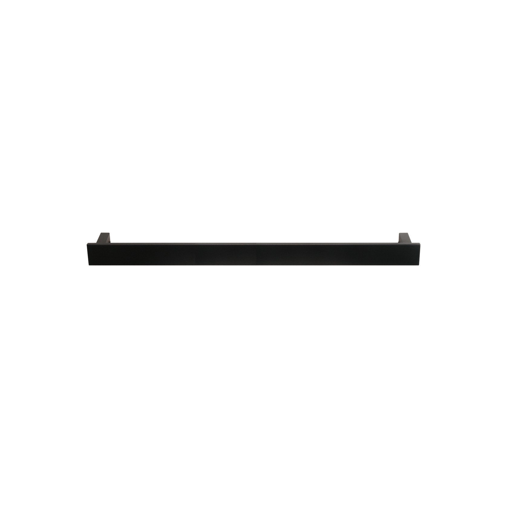 Towel Rail Bar Square 12V 850mm Satin Black gallery detail image