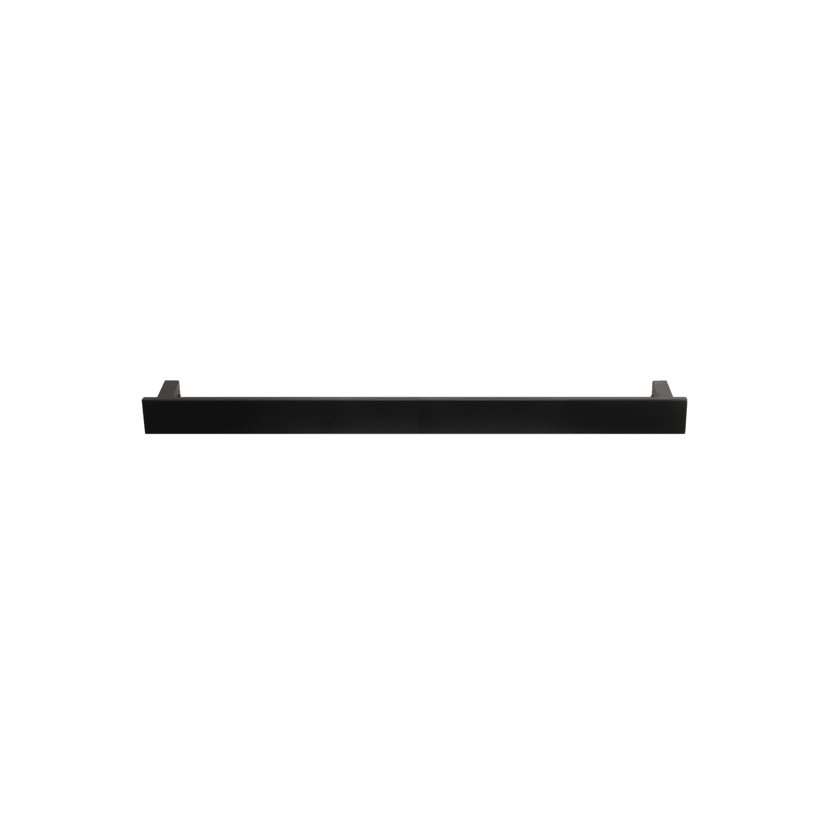 Towel Rail Bar Square 12V 850mm Satin Black gallery detail image
