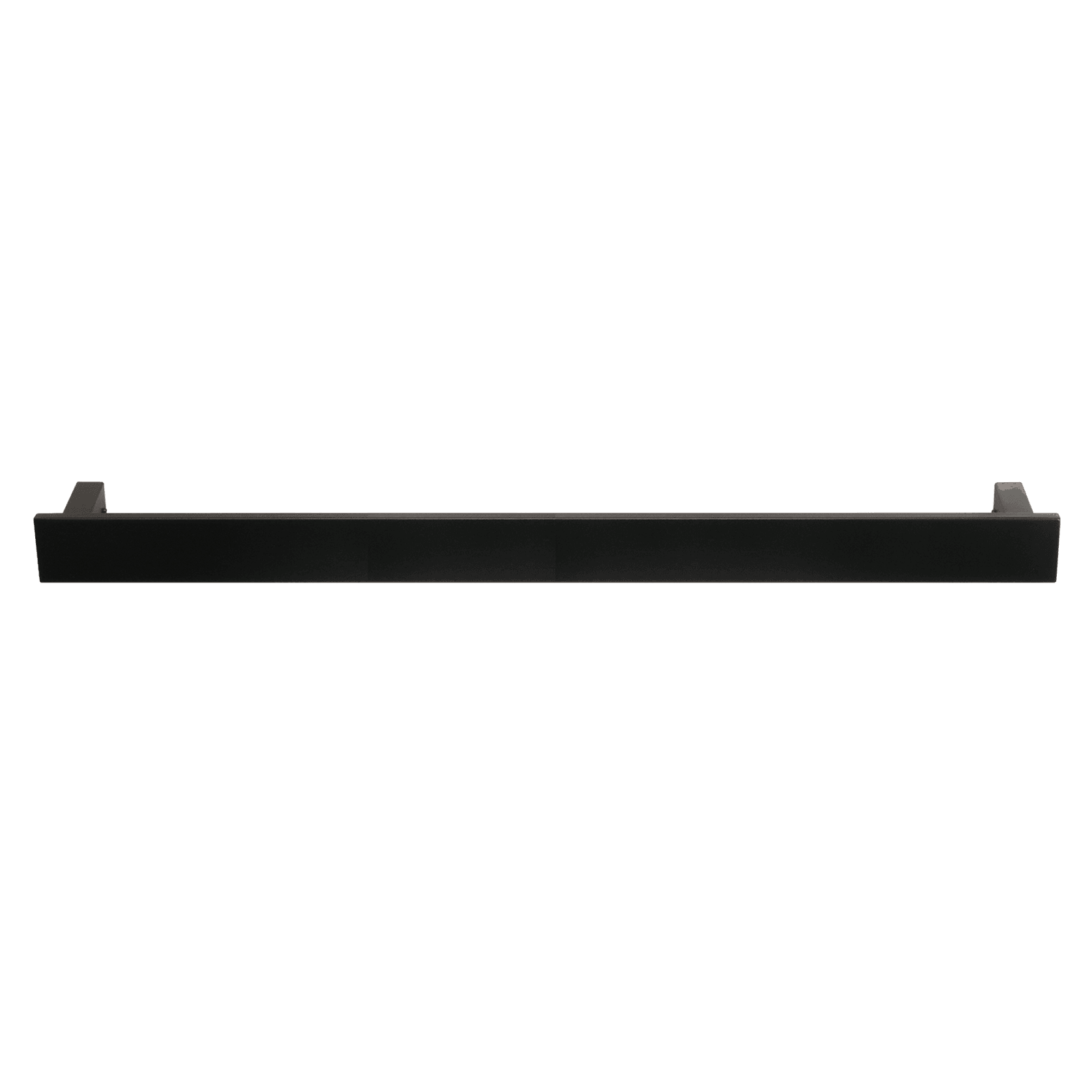 Towel Rail Bar Square 12V 850mm Satin Black gallery detail image