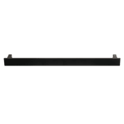 Towel Rail Bar Square 12V 850mm Satin Black gallery detail image