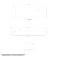 Milani Hand Towel Holder gallery detail image